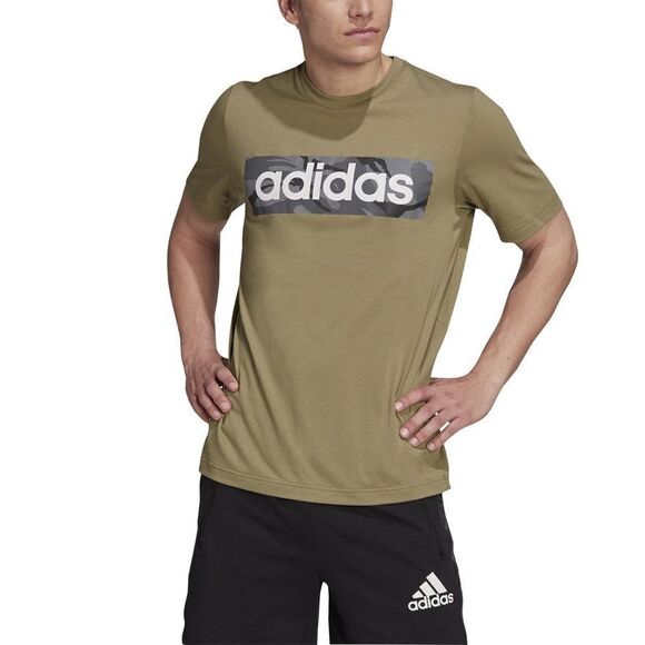 adidas Aeroready Designed To Move Sport Cotton Touch Short Sleeve T-Shirt - Picture 1 of 5